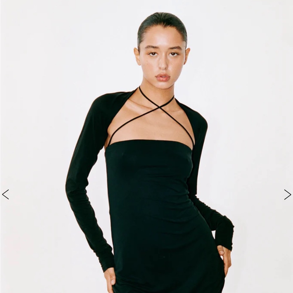 With Jean - Scarlett Dress - Black - XXS